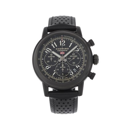 Lot 185 - Chopard, a black stainless steel Mille Miglia...