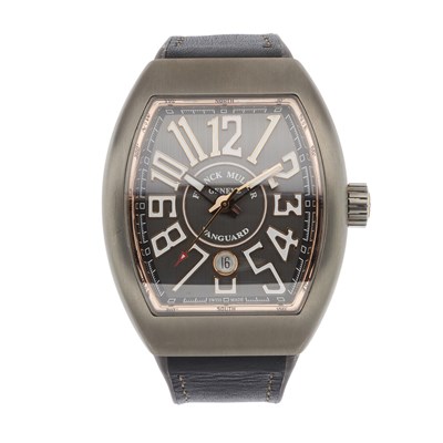 Lot 191 - Franck Muller, a titanium and rose gold...