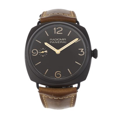 Lot 207 - Panerai, a ceramic Radomir Composite 3 days...