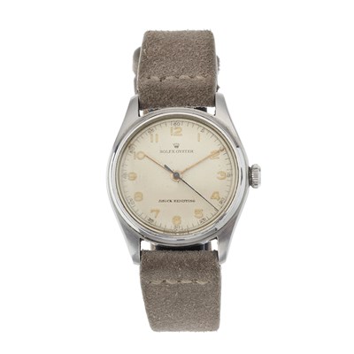 Lot 208 - Rolex, a stainless steel Oyster wrist watch,...