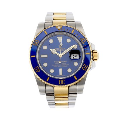 Lot 218 - Rolex, a stainless steel and gold Oyster...