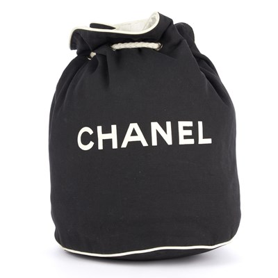 Lot 266 - Chanel, a canvas VIP gift bucket bag, designed...