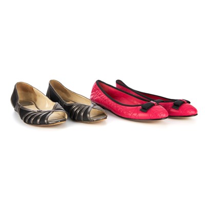 Lot 281 - Christian Dior, two pairs of shoes, to include...