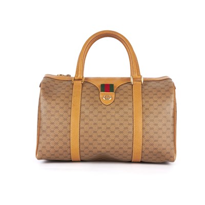 Lot 294 - Gucci, an Accessory Collection Web Boston bag,...