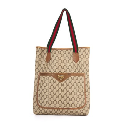 Lot 299 - Gucci, a GG Plus Supreme tote, crafted from...