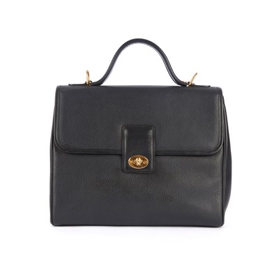 Lot 311 - Gucci, a black leather satchel, crafted from...