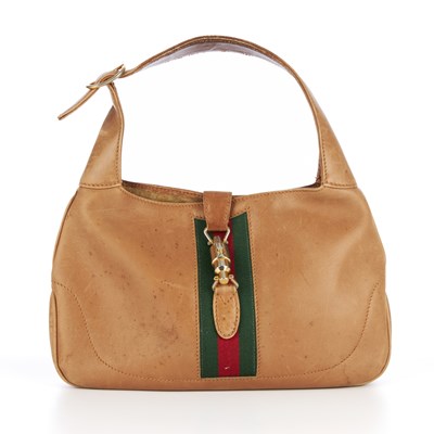 Lot 327 - Gucci, a vintage tan leather Jackie hobo...