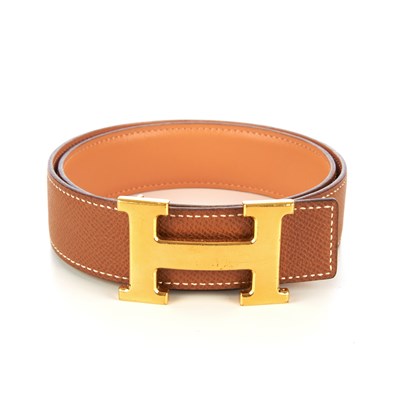 Lot 335 - Hermes, a reversible Constance belt, designed...