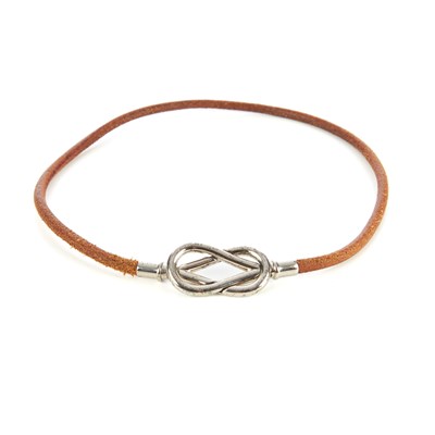 Lot 336 - Hermes, an Atame double tour bracelet / choker,...