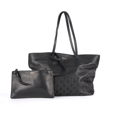 Lot 337 - Jimmy Choo, a Star Studded tote with pouch,...