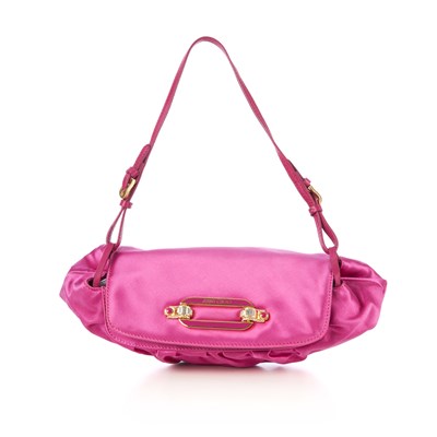 Lot 338 - Jimmy Choo, a small satin handbag, crafted...