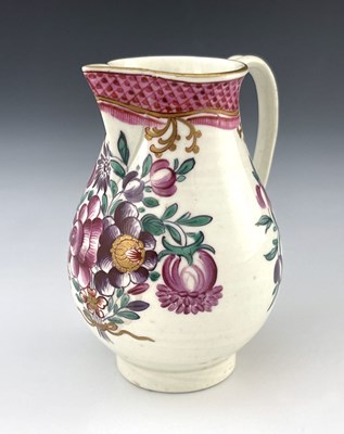 Lot 825 - A Worcester polychrome sparrow beak jug, circa...