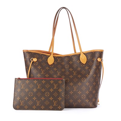 Lot 348 - Louis Vuitton, a monogram Neverfull MM handbag...