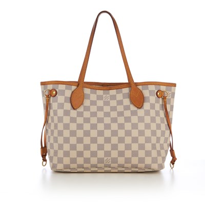 Lot 358 - Louis Vuitton, a damier azur Neverfull PM...