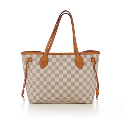 Lot 358 - Louis Vuitton, a damier azur Neverfull PM...