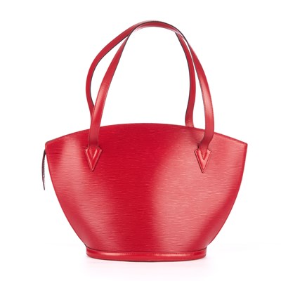 Lot 360 - Louis Vuitton, a red epi St Jacques GM handbag,...