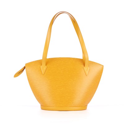 Lot 365 - Louis Vuitton, a yellow epi St Jacques GM...