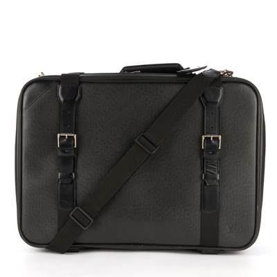 Lot 369 - Louis Vuitton, a black taiga Satellite 53...