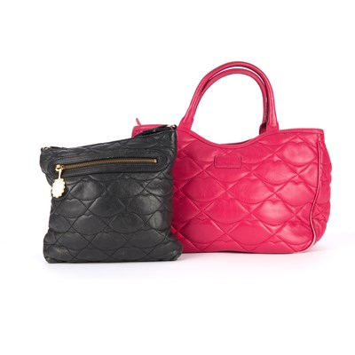 Lot 371 - Lulu Guinness, two quilted leather handbags,...