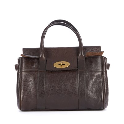 Lot 377 - Mulberry, a small brown Bayswater handbag,...