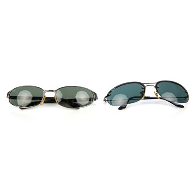 Lot 394 - Ray Ban, two pairs of sunglasses, both...