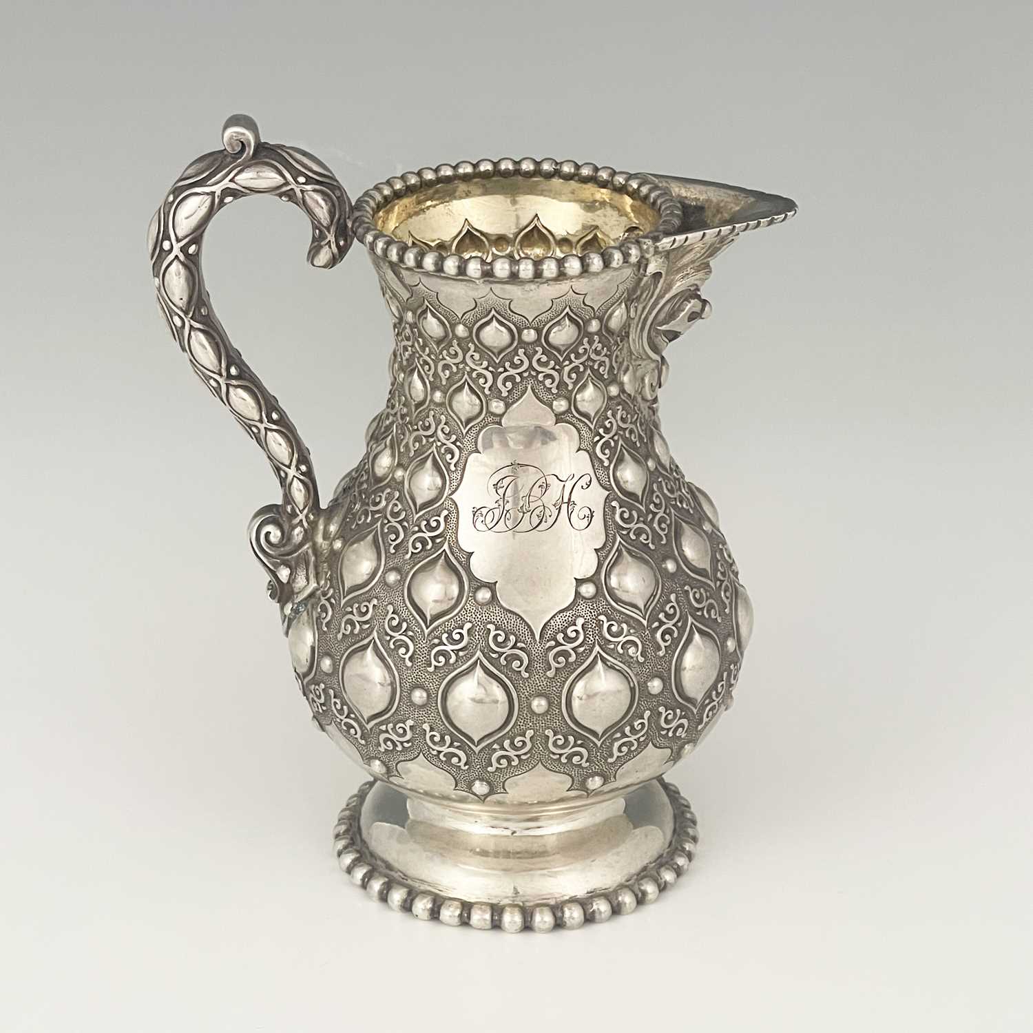 Lot 7 - A Victorian silver cream or milk jug, of...