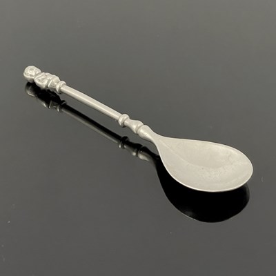 Lot 293 - A George V Arts and Crafts silver spoon, the...