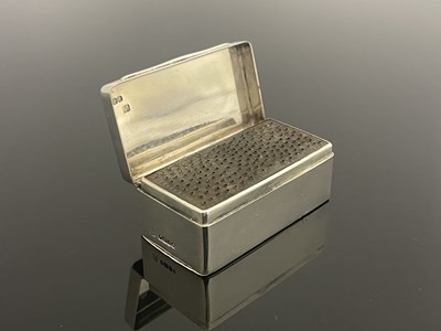 Lot 26 - An early Victorian silver nutmeg grater, of...