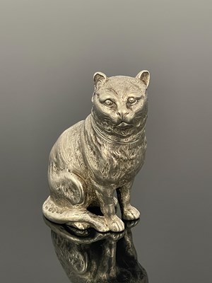 Lot 299 - A Victorian silver cast novelty pepperette,...