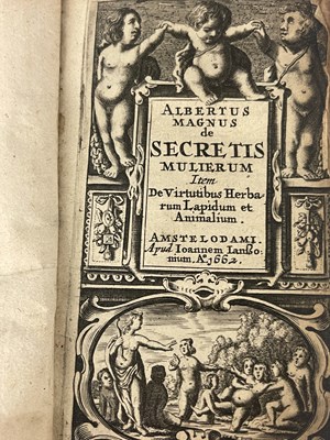 Lot 264 - Albertus Magnus, 1661, De Secretis Mulierum Item de Virtutibus Herbarum