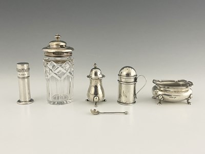 Lot 331 - A quantity of hallmarked silver,...