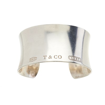Lot 105 - Tiffany & Co., a silver 1837 cuff bangle bracelet