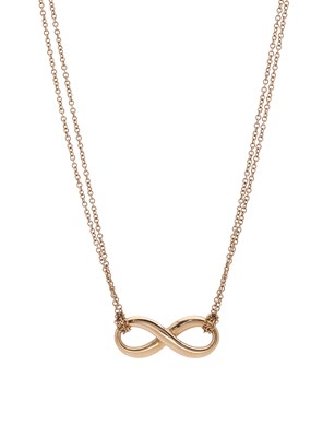 Lot 143 - Tiffany & Co., an 18ct gold Infinity necklace