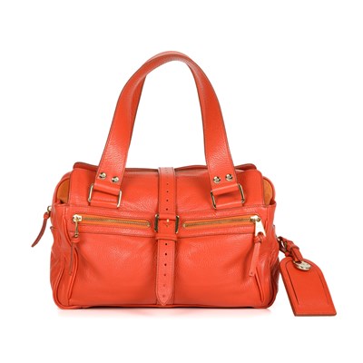 Lot 425 - Mulberry, a Mabel handbag, crafted from orange...