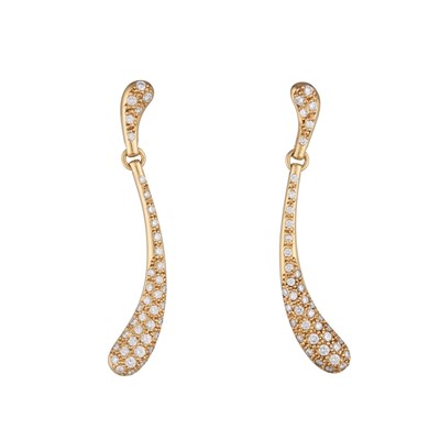 Lot 39 - Elsa Peretti for Tiffany & Co., a pair of 18ct...