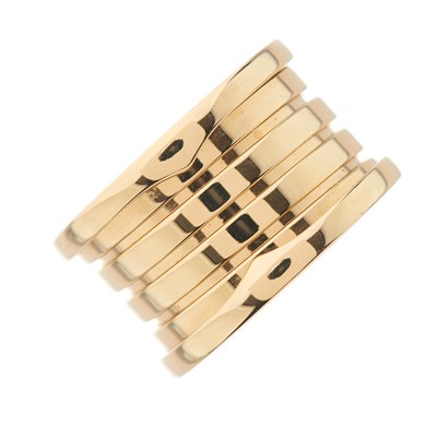 Lot 40 - Bulgari, an 18ct gold B.Zero1 band ring,...