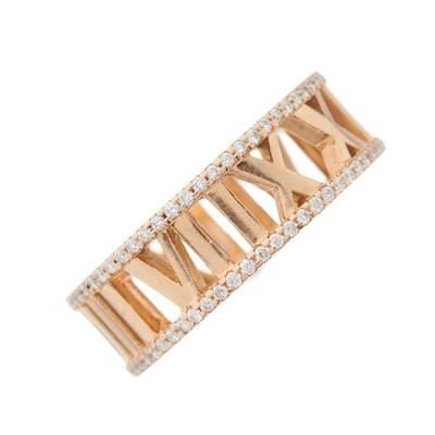 Lot 61 - Tiffany & Co., an 18ct rose gold diamond Atlas...
