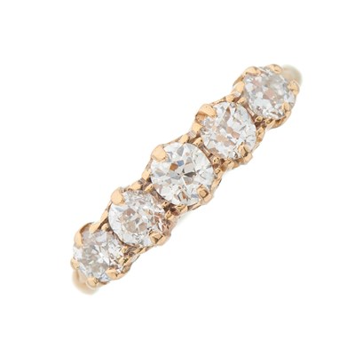 Lot 74 - An early 20th century 18ct gold old-cut...