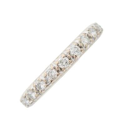 Lot 179 - A brilliant-cut diamond full eternity ring,...