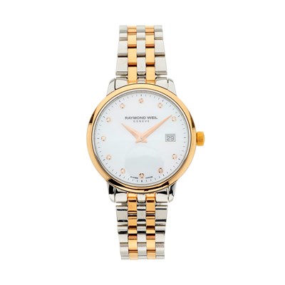 Lot 192 - Raymond Weil, a stainless steel and gold...