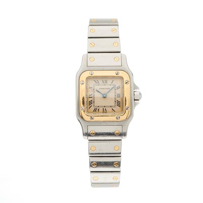 Lot 203 - Cartier, a stainless steel and 18ct gold...