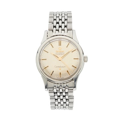 Lot 224 - Omega, a stainless steel Constellation...