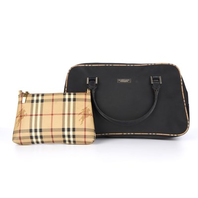 Lot 254 - Burberry, two handbags, to include a small...