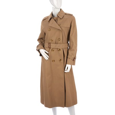 Lot 255 - Burberry, a ladies classic trench coat,...