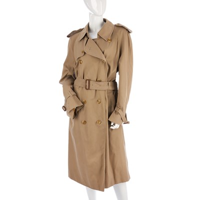 Lot 257 - Burberry, a men's classic trench coat,...