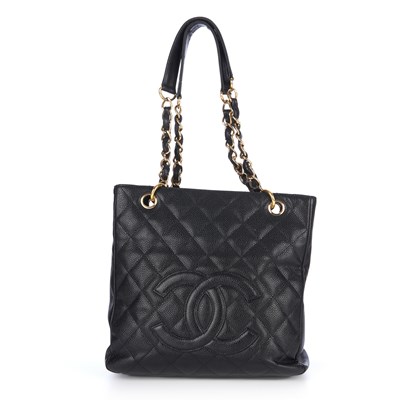 Lot 275 - Chanel, a Petite Shopping Tote, crafted from...
