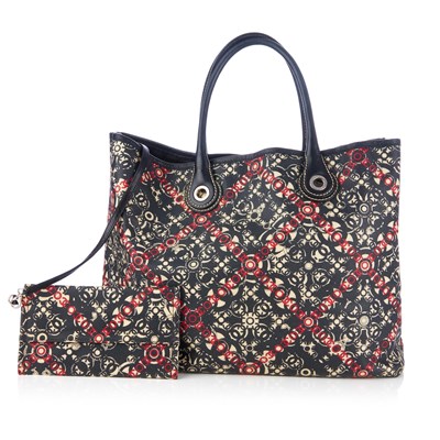 Lot 276 - Chanel, an Optic Coco tote, designed with a...