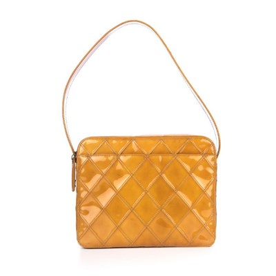 Lot 284 - Chanel, a patent leather camera bag, featuring...