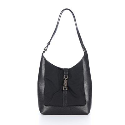 Lot 313 - Gucci, a black Jackie hobo handbag, crafted...