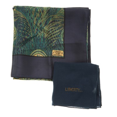 Lot 334 - Liberty of London, a silk scarf and a cotton...